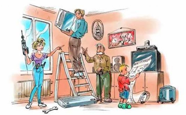 установка кондиционера